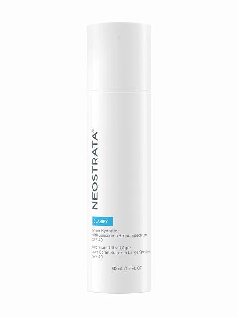 NeoStrata Clarify Sheer Hydration Sunscreen Broad Spectrum SPF40