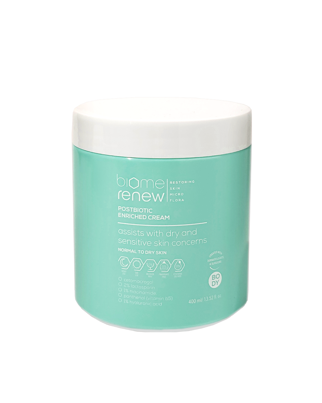 BiomeRenew™ Postbiotic Enriched Cream – SA Skin Solutions