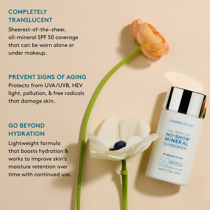 Colorescience Total Protection® No-Show™ Mineral Sunscreen SPF 50