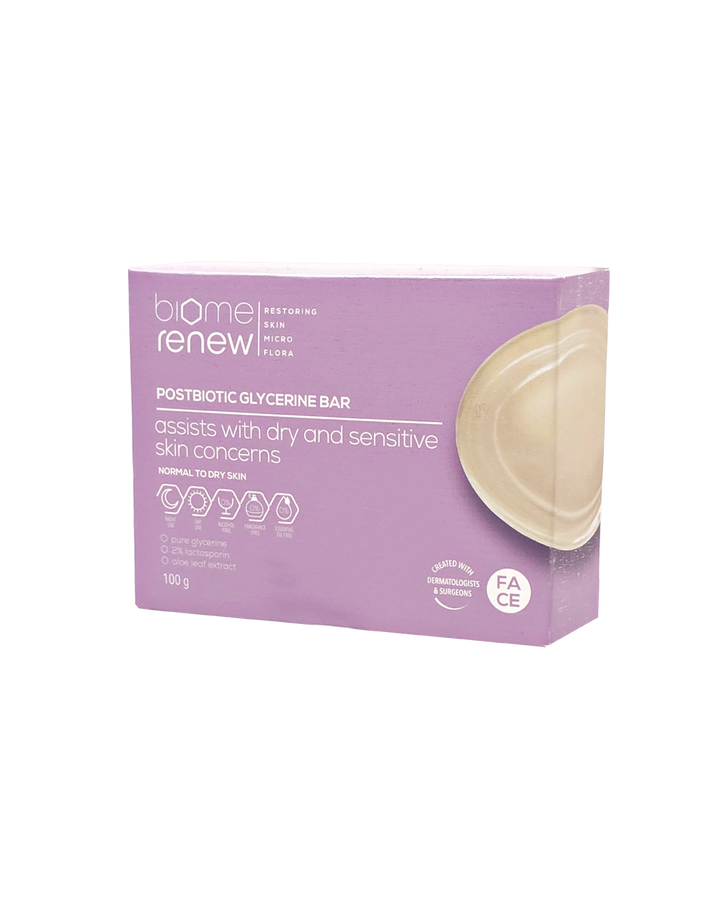 BiomeRenew™ PostBiotic Glycerine Soap 100g
