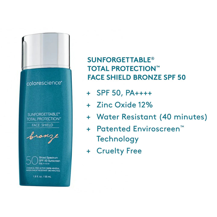 Colorescience Sunforgettable® Total Protection™ Face Shield Bronze SPF 50